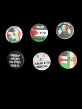 Load image into Gallery viewer, Kneecap Support pins, Badges for Palestine, Fundraising for GAZA