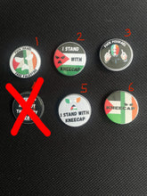 Load image into Gallery viewer, Kneecap Support pins, Badges for Palestine, Fundraising for GAZA