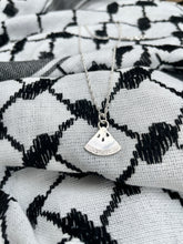Load image into Gallery viewer, Handmade Sterling Silver Watermelon Necklace Charm for Palestine, Fundraising for GAZA