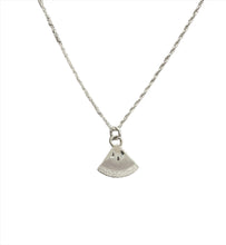 Load image into Gallery viewer, Handmade Sterling Silver Watermelon Necklace Charm for Palestine, Fundraising for GAZA
