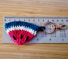 Load image into Gallery viewer, Watermelon Keyring Bag Charm for Palestine, Fundraising for GAZA