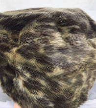 Load image into Gallery viewer, Vintage Fur Hat Real Fur Hat Russian Style Hat Irish Luxury Fur Brand BARNARDOS Genuine fur Two toned Tidy Fur Hat Neat Fur Great Condition