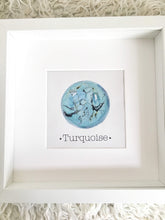 Load image into Gallery viewer, December Birthstone TURQUOISE Wall Art Print. Choose Framed or Unframed