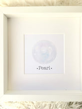 Load image into Gallery viewer, PEARL June Birthstone Art Print. Choose Framed or Unframed