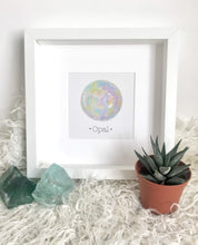 Load image into Gallery viewer, Opal October Birthstone Print OPAL Art. Choose Framed or Unframed