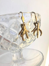 Load image into Gallery viewer, Golden Claw Earrings Gold Claws Dangle Earrings Gold Tone Dangle Earrings hook earrings Talon Earrings