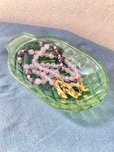 Load image into Gallery viewer, Vintage Green Pressed Glass Dish, Depression Glass