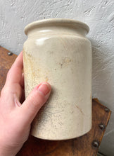 Load image into Gallery viewer, Vintage Stoneware Marmalade Jar, Vintage Vase Jar