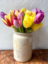 Load image into Gallery viewer, Vintage Stoneware Marmalade Jar, Vintage Vase Jar