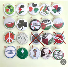 Load image into Gallery viewer, Badges for Palestine. Pick 3 Pins for Palestine, Fundraising for GAZA
