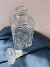 Load image into Gallery viewer, Pressed Glass Vintage Decanter
