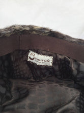 Load image into Gallery viewer, Vintage Fur Hat Real Fur Hat Russian Style Hat Irish Luxury Fur Brand BARNARDOS Genuine fur Two toned Tidy Fur Hat Neat Fur Great Condition
