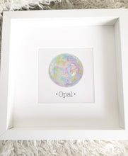 Load image into Gallery viewer, Opal October Birthstone Print OPAL Art. Choose Framed or Unframed
