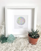 Load image into Gallery viewer, Opal October Birthstone Print OPAL Art. Choose Framed or Unframed

