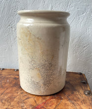 Load image into Gallery viewer, Vintage Stoneware Marmalade Jar, Vintage Vase Jar
